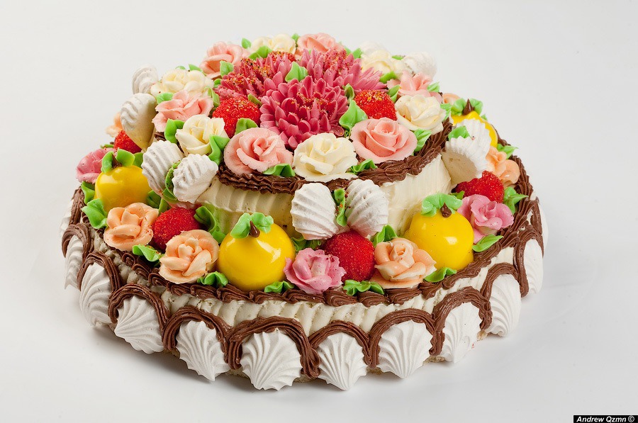 С Днем Рождения Торт Цветы Поздравления