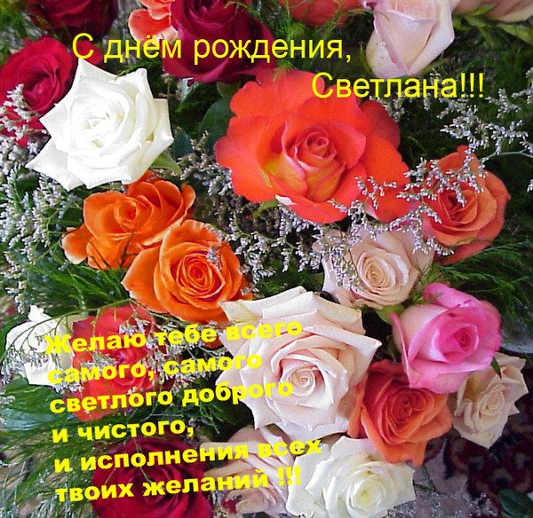 Поздравление Светлане Владимировне