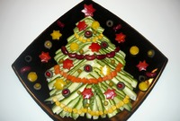 ОВОЩНАЯ ЗАКУСКА - НОВОГОДНЯЯ ЁЛОЧКА! ПРОСТО, БЫСТРО, КРАСИВО!