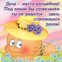 Стихи про дачу