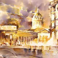 Акварельный Петербург Ольги Литвиненко