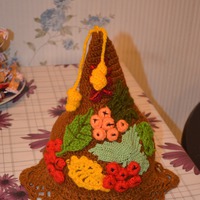 Шапка на конкурс осеннего бала.