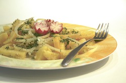  (видео) Традиционный сербский картофельный салат