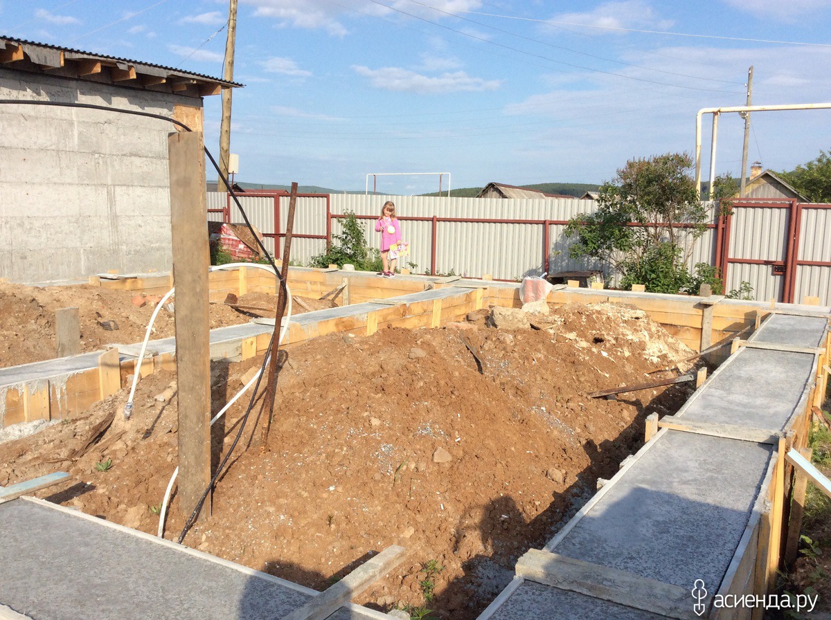 Заливной гараж из шлака своими руками