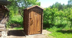 Деревянный туалет для дачи своими руками. Ч. 1