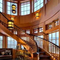 15 потрясающие конструкции лестницы в деревенском стиле