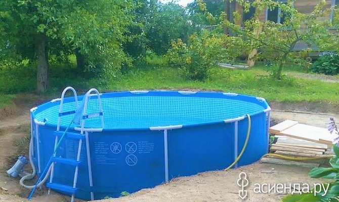 Как выбрать бассейн для дачи