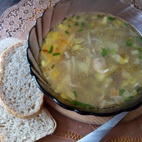 Ливанский суп с чечевицей и вермишелью