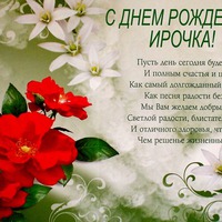 Иришка солнышко С Днем Рождения!!!