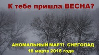Аномальный март в Украине. Весна, где ты?