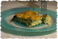 Запеканка из капусты с зеленью и сыром. Короткий фото-аудио рецепт